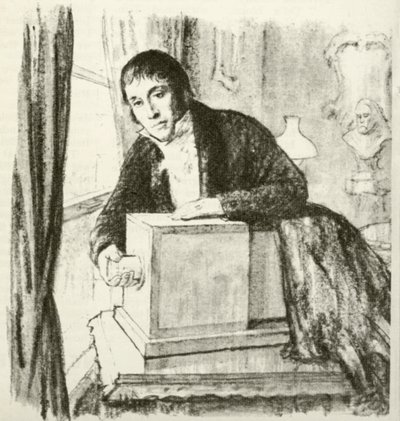 Joseph Nicephore Niepce tar verdens første permanente fotografi av English School